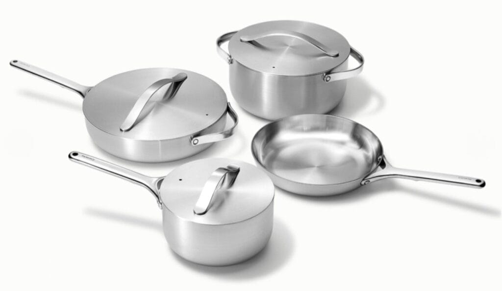 stainless steel cookware set