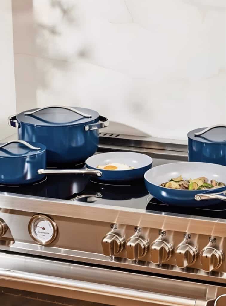 caraway cookware on a stove