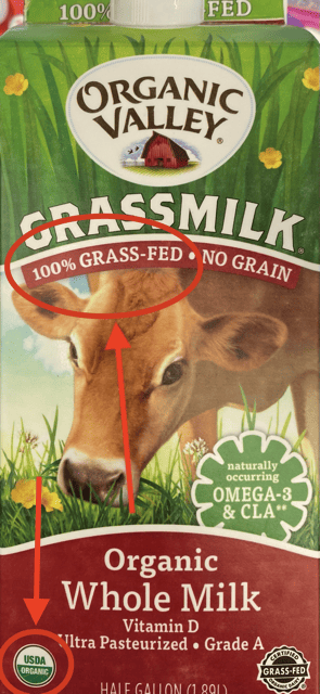 grass fed milk