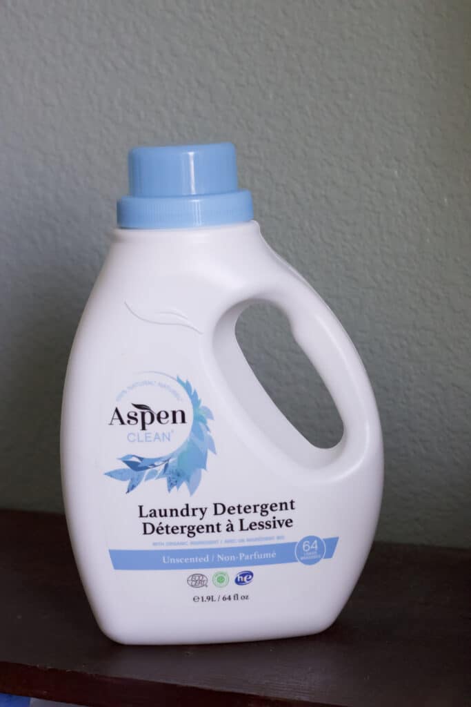 aspen clean non toxic laundry detergent