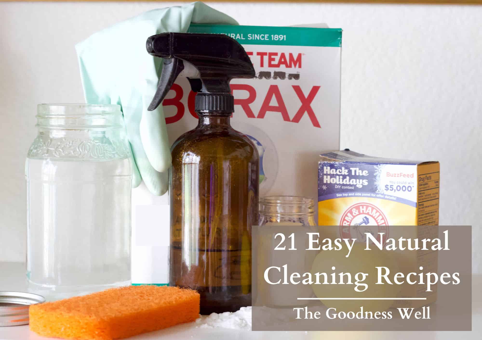natural cleaning items