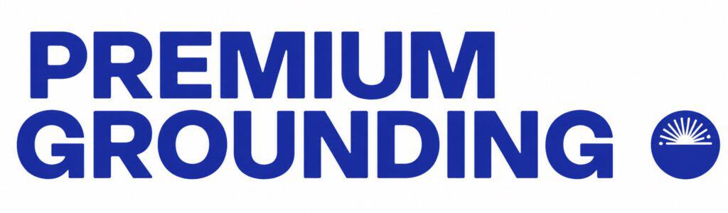 premium grounding logo
