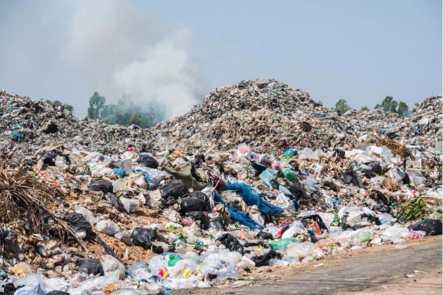a landfill