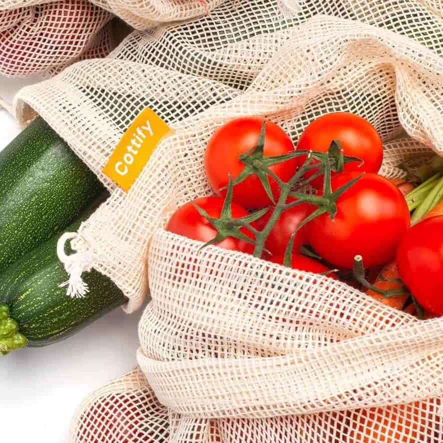 Cottify Reusable Grocery Bags