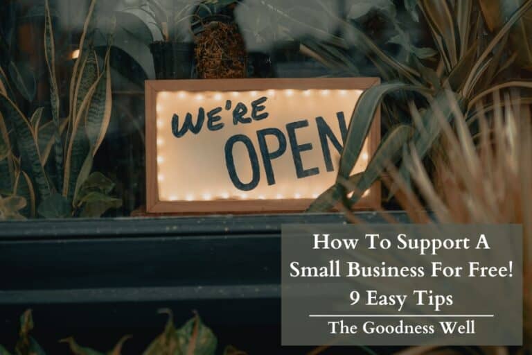 how to support a small business for free