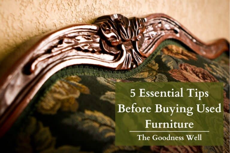 5 Essential Tips Before Buying Used Furniture