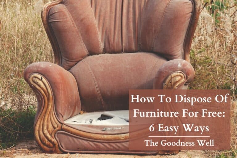 How To Dispose Of Furniture For Free