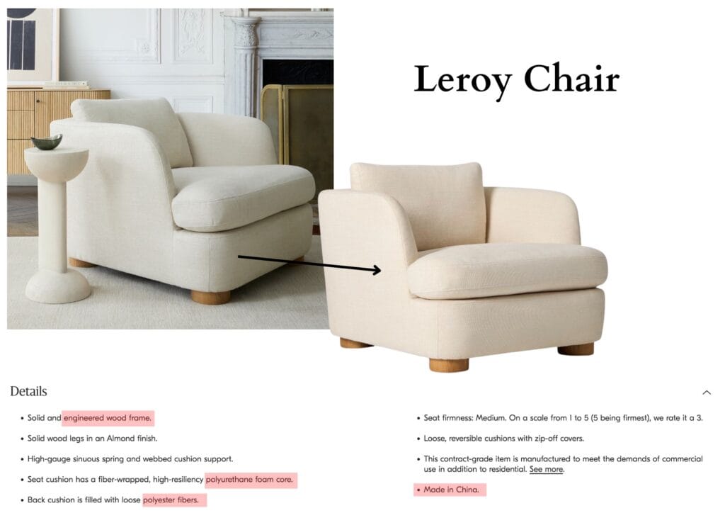 West Elm's Leroy Chair