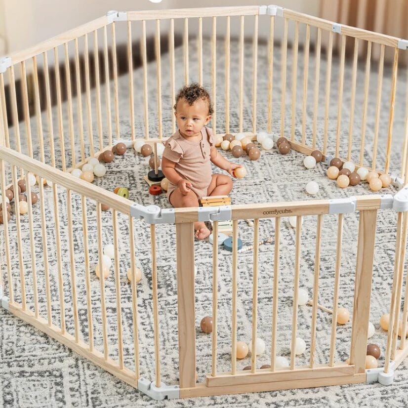 solid wood playpen