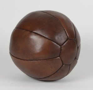 genuine leather medicine ball