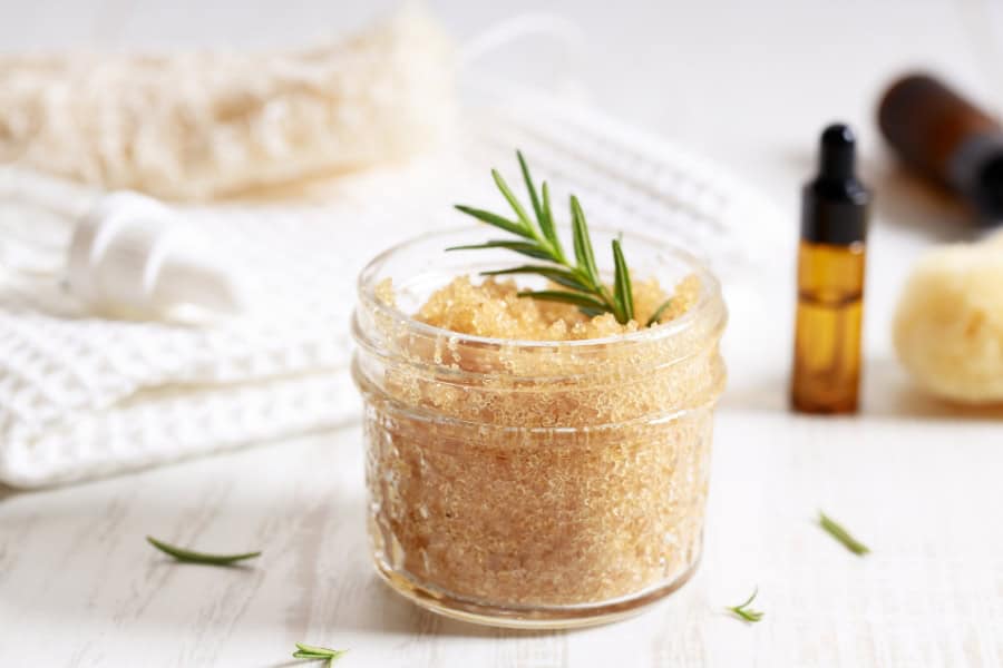 body scrub from brown sugar