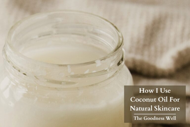 coconut oil for natural skincare