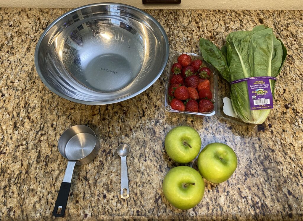 items needed to wash produce effectively