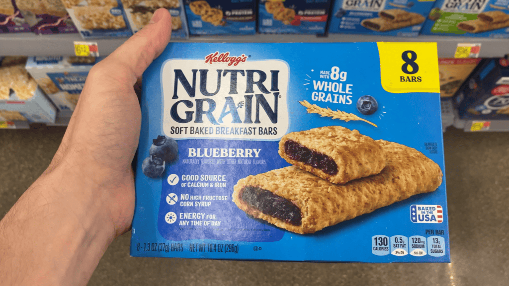 nutri grain box