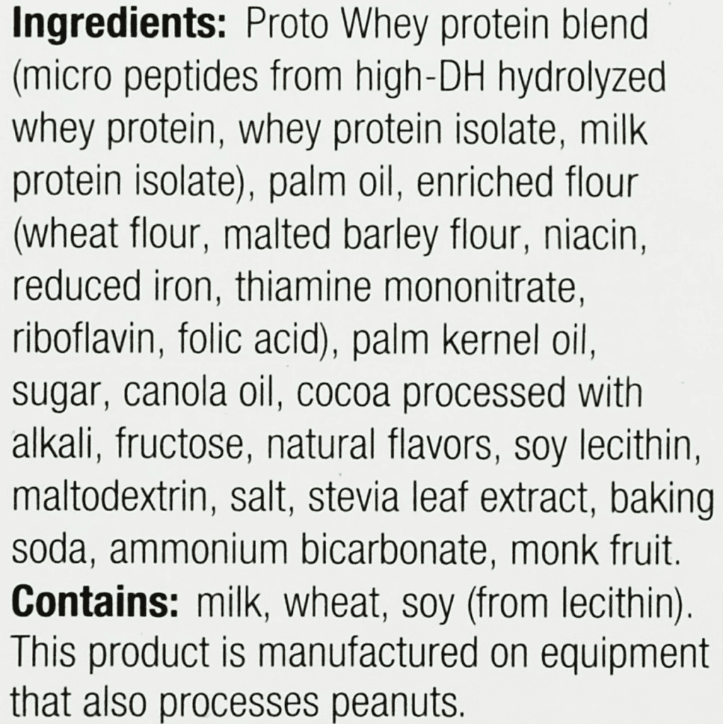 power crunch ingredients