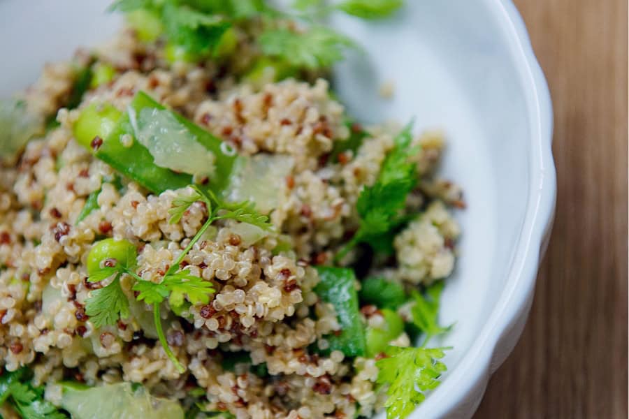 bowl of quinoa 