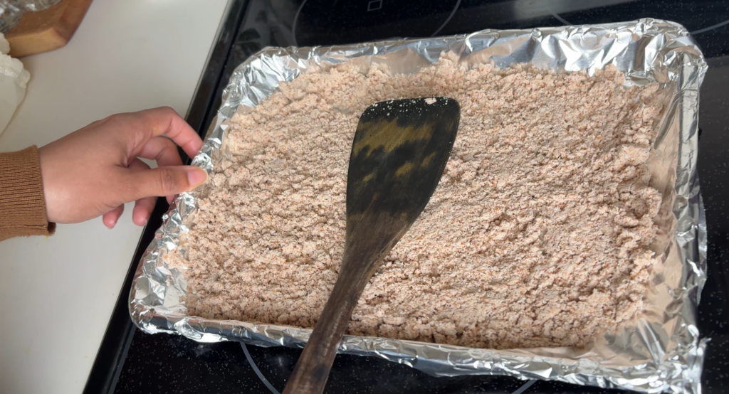 baking almond pulp