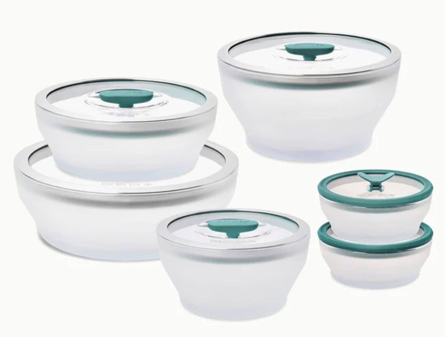 glass storage containers without plastic lids