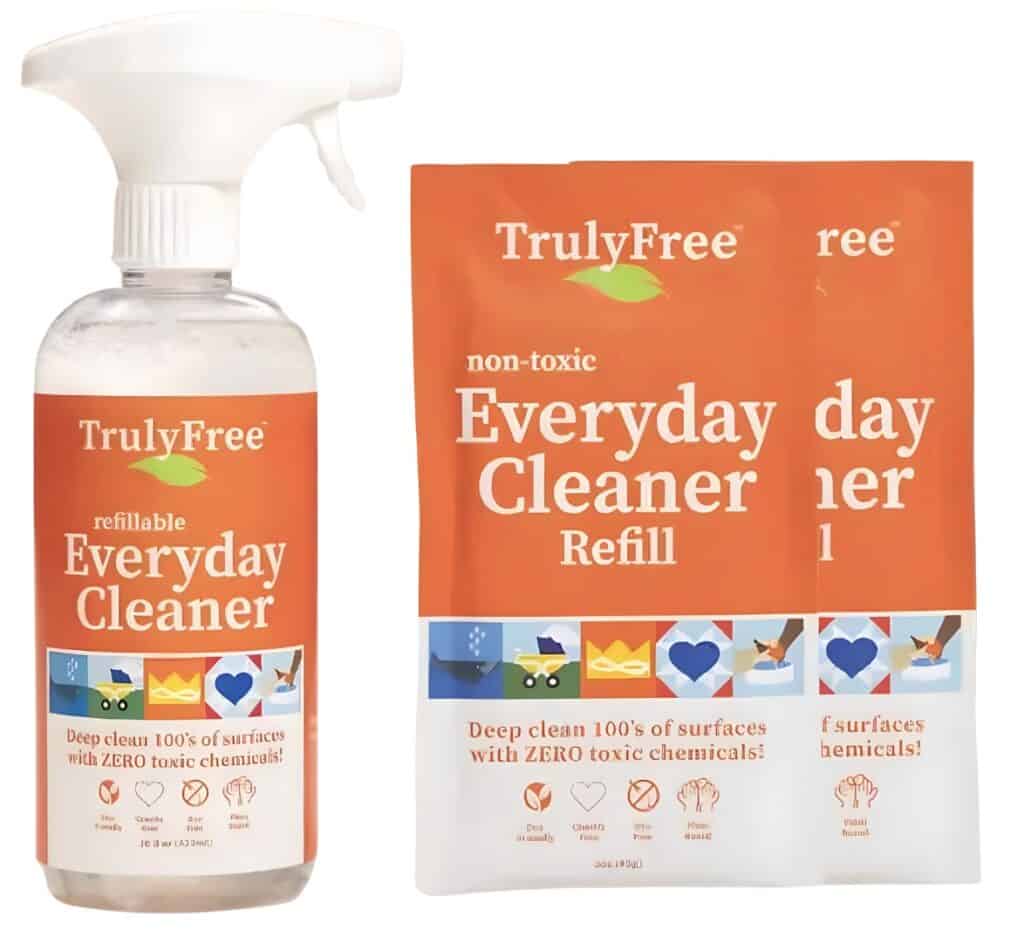 truly free homes cleaning spray