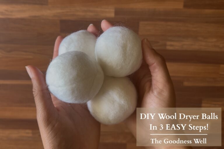 homemade wool dryer balls