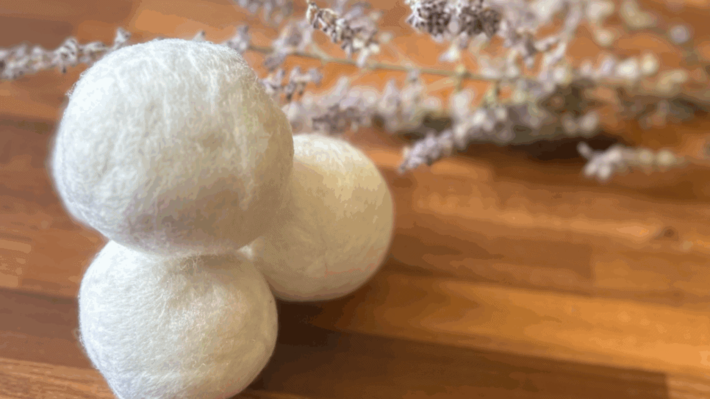 homemade wool dryer balls
