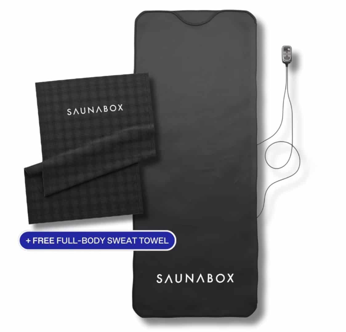 sauna blanket with a towel