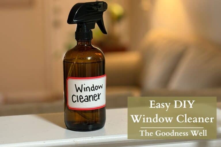 diy bottle of window cleaner