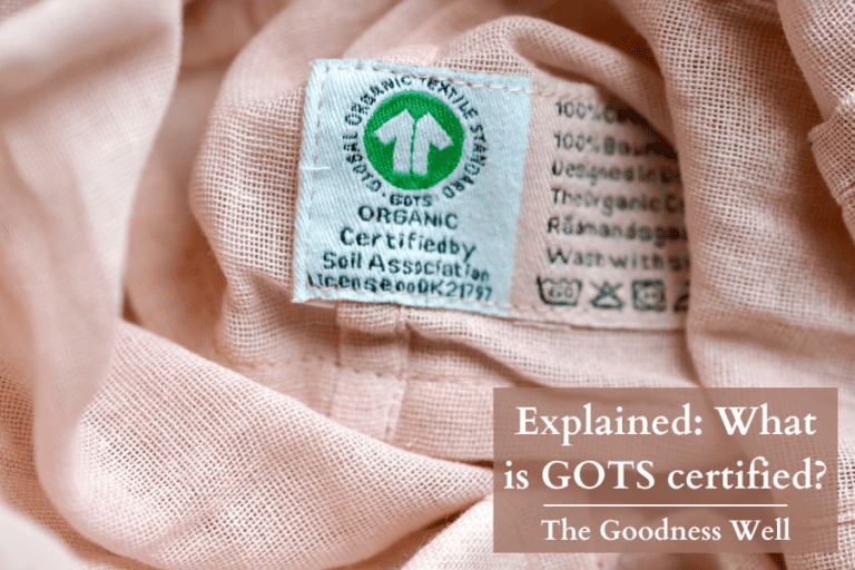 Gots certification label