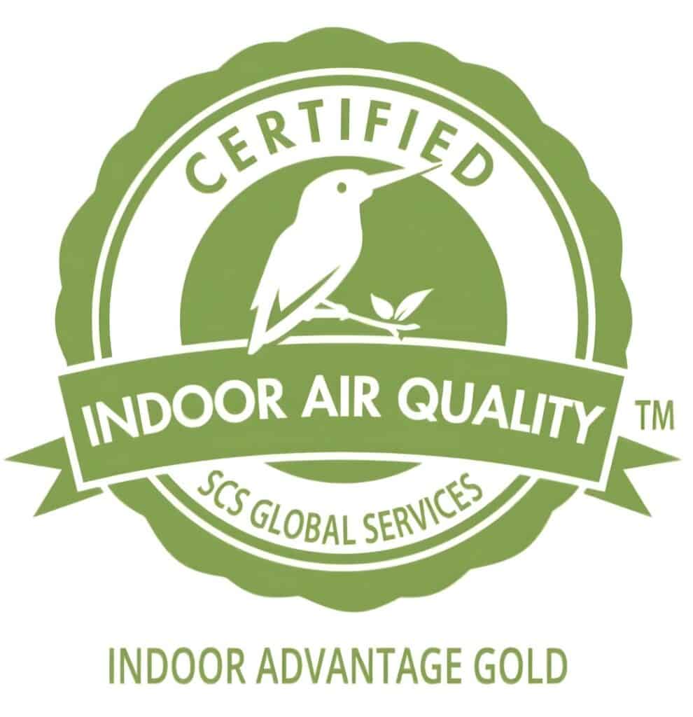 SCS Indoor Advantage Gold certification