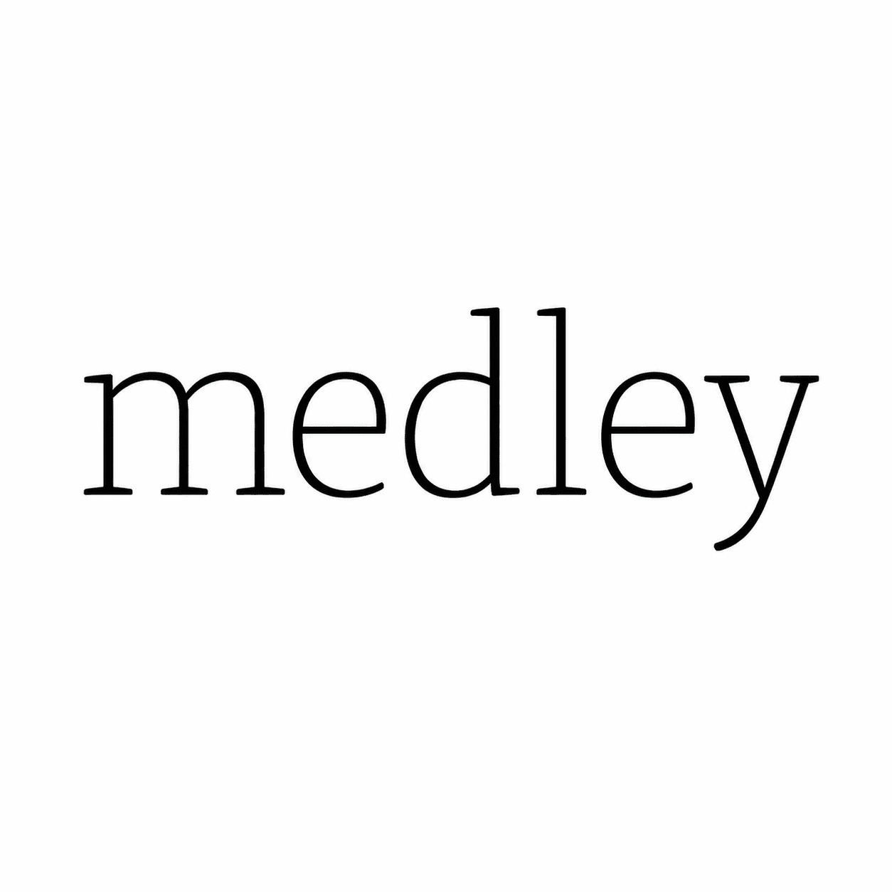 Medley wordmark on a white background.